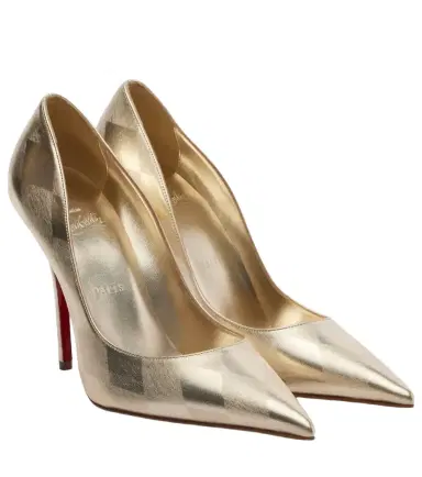 Christian Louboutin Miss Z metallic leather pumps | Thumbnail 1 Christian Louboutin Miss Z metallic leather pumps | Thumbnail 1