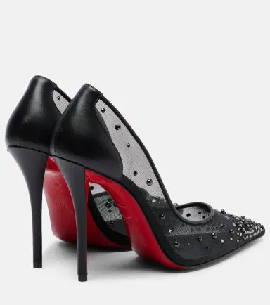 Christian Louboutin Miss Z 100 embellished mesh pumps | Thumbnail 2 Christian Louboutin Miss Z 100 embellished mesh pumps | Thumbnail 2