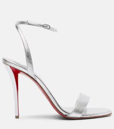 Christian Louboutin Miss Z 100 metallic leather sandals | Thumbnail 2 Christian Louboutin Miss Z 100 metallic leather sandals | Thumbnail 2