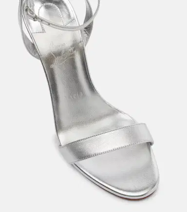 Christian Louboutin Miss Z 100 metallic leather sandals | Thumbnail 3 Christian Louboutin Miss Z 100 metallic leather sandals | Thumbnail 3