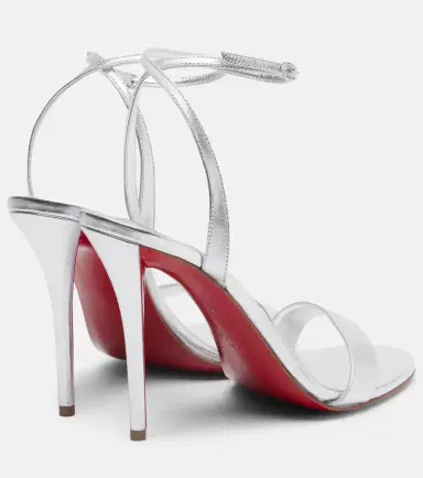 Christian Louboutin Miss Z 100 metallic leather sandals | Thumbnail 4 Christian Louboutin Miss Z 100 metallic leather sandals | Thumbnail 4