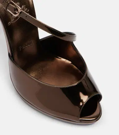 Christian Louboutin Miss Zigourata 120 mirrored leather sandals | Thumbnail 2 Christian Louboutin Miss Zigourata 120 mirrored leather sandals | Thumbnail 2