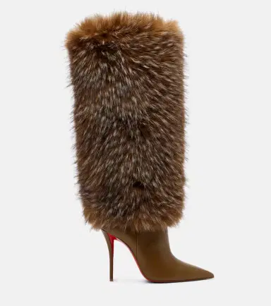Christian Louboutin Yangzee 100 leather knee-high boots | Thumbnail 2 Christian Louboutin Yangzee 100 leather knee-high boots | Thumbnail 2