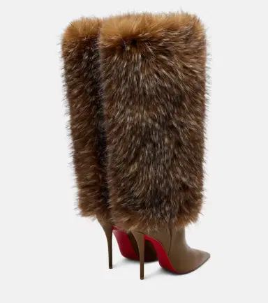 Christian Louboutin Yangzee 100 leather knee-high boots | Thumbnail 3 Christian Louboutin Yangzee 100 leather knee-high boots | Thumbnail 3