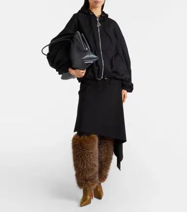 Christian Louboutin Yangzee 100 leather knee-high boots | Thumbnail 6 Christian Louboutin Yangzee 100 leather knee-high boots | Thumbnail 6