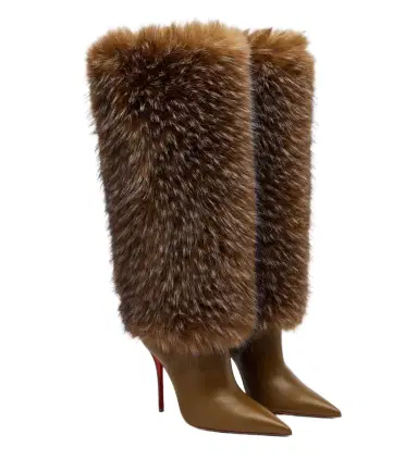 Christian Louboutin Yangzee 100 leather knee-high boots | Thumbnail 1 Christian Louboutin Yangzee 100 leather knee-high boots | Thumbnail 1