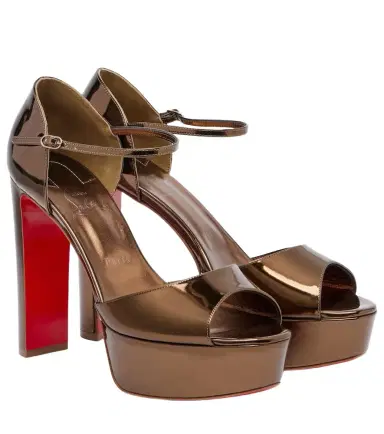 Christian Louboutin Sandaloo 130 leather platform sandals | Thumbnail 1 Christian Louboutin Sandaloo 130 leather platform sandals | Thumbnail 1