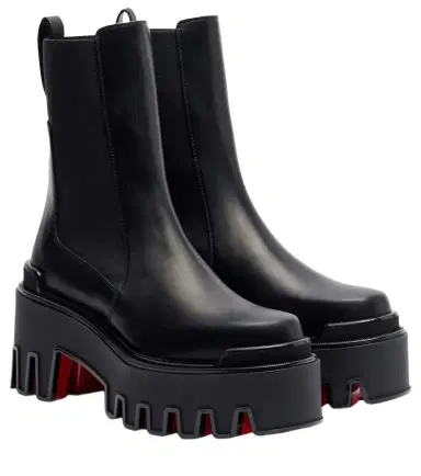 Christian Louboutin Marchacroche leather Chelsea boots | Thumbnail 1 Christian Louboutin Marchacroche leather Chelsea boots | Thumbnail 1