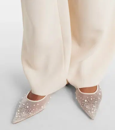 Christian Louboutin Miss Z Degrastrassina Perla mesh flats | Thumbnail 6 Christian Louboutin Miss Z Degrastrassina Perla mesh flats | Thumbnail 6