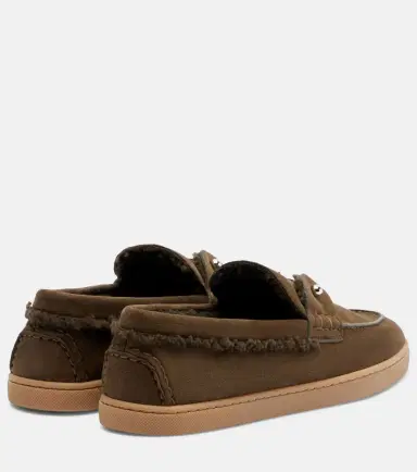 Christian Louboutin Chambeliboat suede slip-on shoes | Thumbnail 4 Christian Louboutin Chambeliboat suede slip-on shoes | Thumbnail 4