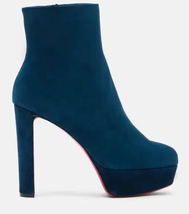 Christian Louboutin Loo Booty 130 suede platform ankle boots | Thumbnail 4 Christian Louboutin Loo Booty 130 suede platform ankle boots | Thumbnail 4