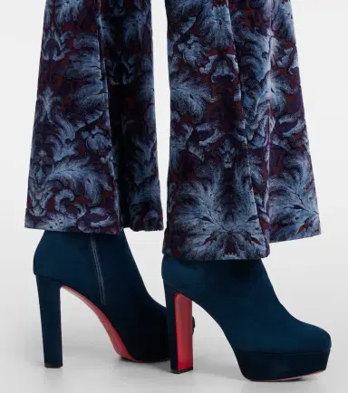 Christian Louboutin Loo Booty 130 suede platform ankle boots | Thumbnail 5 Christian Louboutin Loo Booty 130 suede platform ankle boots | Thumbnail 5