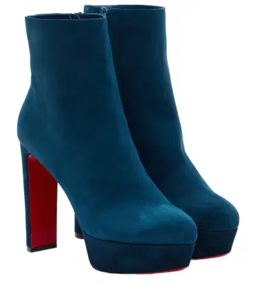 Christian Louboutin Loo Booty 130 suede platform ankle boots | Thumbnail 1 Christian Louboutin Loo Booty 130 suede platform ankle boots | Thumbnail 1