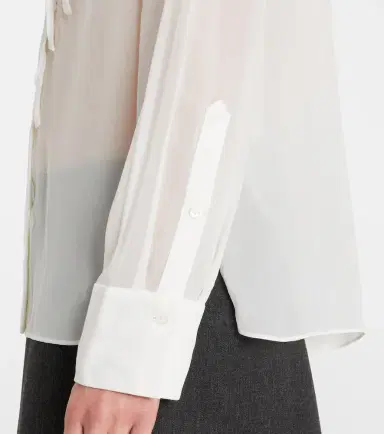 Dorothee Schumacher Sheer Twist georgette blouse | Thumbnail 3 Dorothee Schumacher Sheer Twist georgette blouse | Thumbnail 3