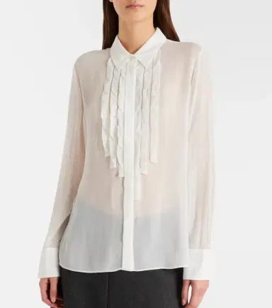 Dorothee Schumacher Sheer Twist georgette blouse | Thumbnail 4 Dorothee Schumacher Sheer Twist georgette blouse | Thumbnail 4