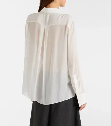 Dorothee Schumacher Sheer Twist georgette blouse | Thumbnail 5 Dorothee Schumacher Sheer Twist georgette blouse | Thumbnail 5