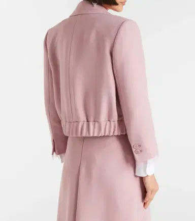 Dorothee Schumacher Layered Coolness organza-trimmed cropped jacket | Thumbnail 2 Dorothee Schumacher Layered Coolness organza-trimmed cropped jacket | Thumbnail 2