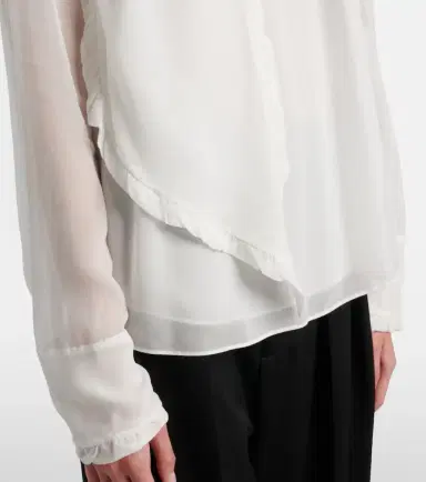 Dorothee Schumacher Sheer Twist georgette blouse | Thumbnail 5 Dorothee Schumacher Sheer Twist georgette blouse | Thumbnail 5