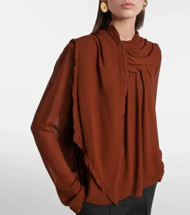 Dorothee Schumacher Sheer Twist georgette blouse | Thumbnail 2 Dorothee Schumacher Sheer Twist georgette blouse | Thumbnail 2