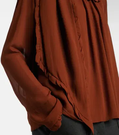 Dorothee Schumacher Sheer Twist georgette blouse | Thumbnail 3 Dorothee Schumacher Sheer Twist georgette blouse | Thumbnail 3
