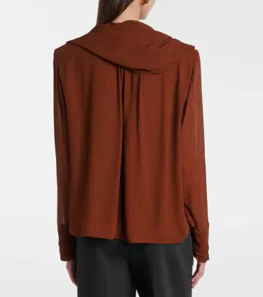 Dorothee Schumacher Sheer Twist georgette blouse | Thumbnail 4 Dorothee Schumacher Sheer Twist georgette blouse | Thumbnail 4