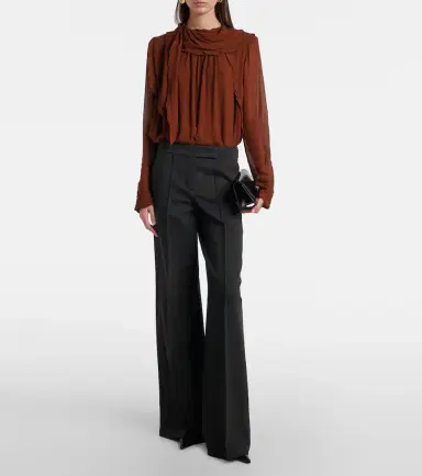 Dorothee Schumacher Sheer Twist georgette blouse | Thumbnail 5 Dorothee Schumacher Sheer Twist georgette blouse | Thumbnail 5