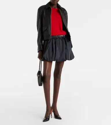 Dorothee Schumacher Shiny Statement duchesse miniskirt | Thumbnail 3 Dorothee Schumacher Shiny Statement duchesse miniskirt | Thumbnail 3