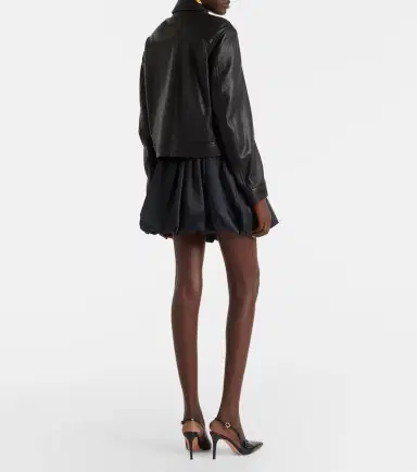 Dorothee Schumacher Shiny Statement duchesse miniskirt | Thumbnail 4 Dorothee Schumacher Shiny Statement duchesse miniskirt | Thumbnail 4