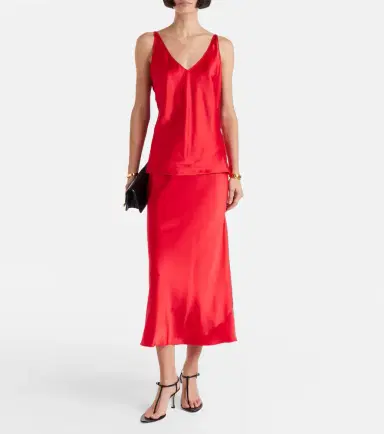 Dorothee Schumacher Sense Of Shine silk-blend satin slip skirt | Thumbnail 3 Dorothee Schumacher Sense Of Shine silk-blend satin slip skirt | Thumbnail 3