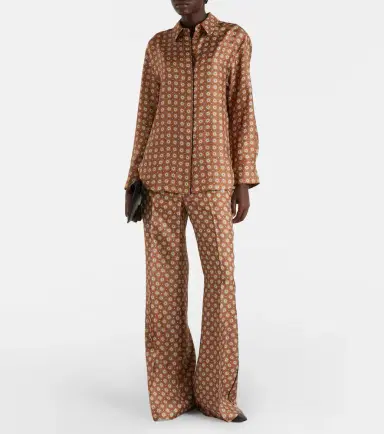 Dorothee Schumacher Graphic Dreams printed silk twill shirt | Thumbnail 6 Dorothee Schumacher Graphic Dreams printed silk twill shirt | Thumbnail 6