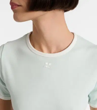 Courreges Courrèges Signature logo cotton T-shirt | Thumbnail 2 Courreges Courrèges Signature logo cotton T-shirt | Thumbnail 2