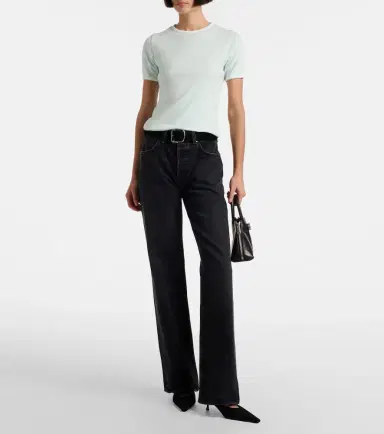 Courreges Courrèges Signature logo cotton T-shirt | Thumbnail 4 Courreges Courrèges Signature logo cotton T-shirt | Thumbnail 4