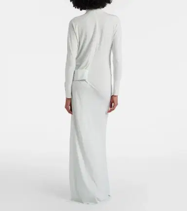 Courrèges Courrèges Jersey maxi dress | Thumbnail 3 Courrèges Courrèges Jersey maxi dress | Thumbnail 3