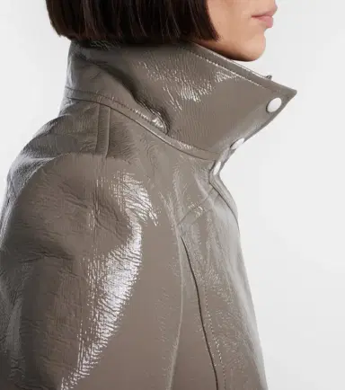 Courrèges Courrèges Logo vinyl cropped jacket | Thumbnail 5 Courrèges Courrèges Logo vinyl cropped jacket | Thumbnail 5