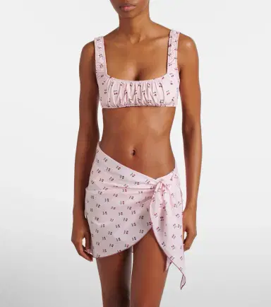 Montce Cherries cotton beach cover-up | Thumbnail 2 Montce Cherries cotton beach cover-up | Thumbnail 2