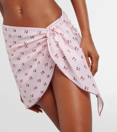 Montce Cherries cotton beach cover-up | Thumbnail 4 Montce Cherries cotton beach cover-up | Thumbnail 4