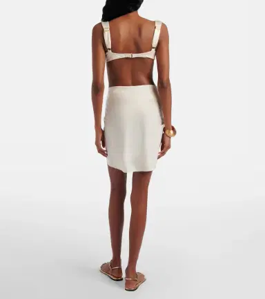 Montce Draped satin beach cover-up | Thumbnail 4 Montce Draped satin beach cover-up | Thumbnail 4