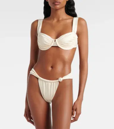 Montce Bella ruched bikini top | Thumbnail 3 Montce Bella ruched bikini top | Thumbnail 3