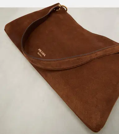 Prada Etude Large suede shoulder bag | Thumbnail 3 Prada Etude Large suede shoulder bag | Thumbnail 3