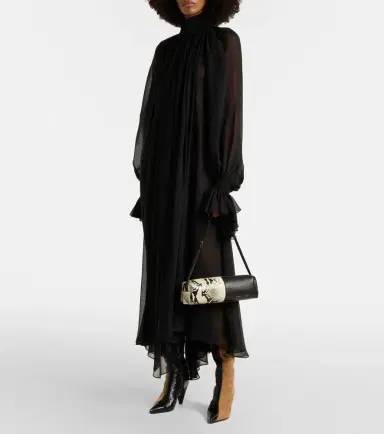 Khaite Kye paneled leather shoulder bag | Thumbnail 2 Khaite Kye paneled leather shoulder bag | Thumbnail 2