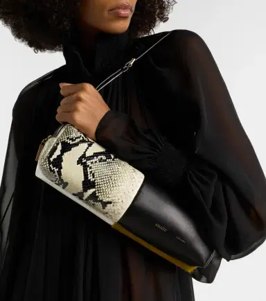 Khaite Kye paneled leather shoulder bag | Thumbnail 4 Khaite Kye paneled leather shoulder bag | Thumbnail 4