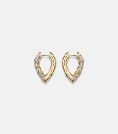 Engelbert Drop Link Medium 18kt gold earrings with diamonds | Thumbnail 2 Engelbert Drop Link Medium 18kt gold earrings with diamonds | Thumbnail 2
