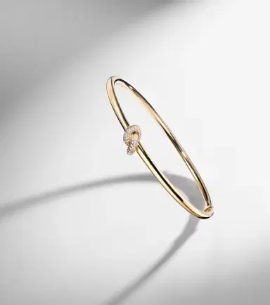 Engelbert Legacy Knot 18kt gold bangle with diamonds | Thumbnail 5 Engelbert Legacy Knot 18kt gold bangle with diamonds | Thumbnail 5