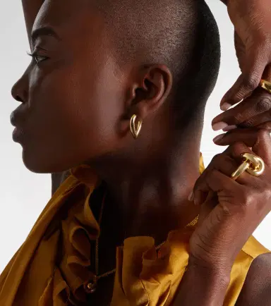 Engelbert Drop Link Medium 18kt gold earrings | Thumbnail 3 Engelbert Drop Link Medium 18kt gold earrings | Thumbnail 3