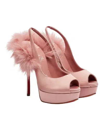Christian Louboutin Marianne 160 crêpe satin peep-toe pumps | Thumbnail 1 Christian Louboutin Marianne 160 crêpe satin peep-toe pumps | Thumbnail 1