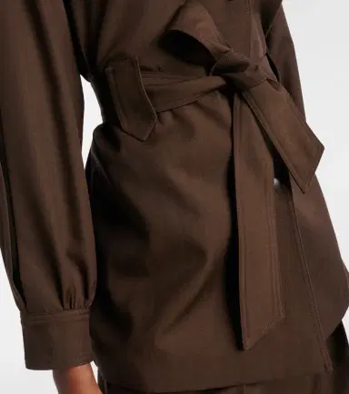 Max Mara Belted virgin wool blazer | Thumbnail 2 Max Mara Belted virgin wool blazer | Thumbnail 2