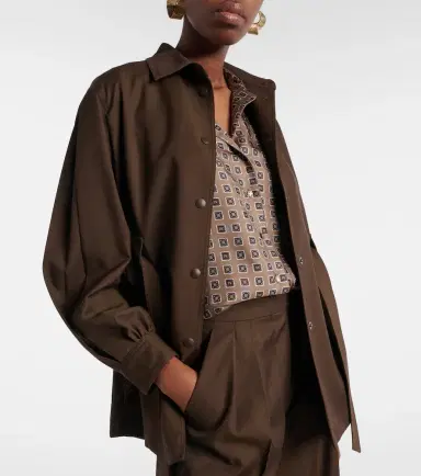 Max Mara Belted virgin wool blazer | Thumbnail 5 Max Mara Belted virgin wool blazer | Thumbnail 5