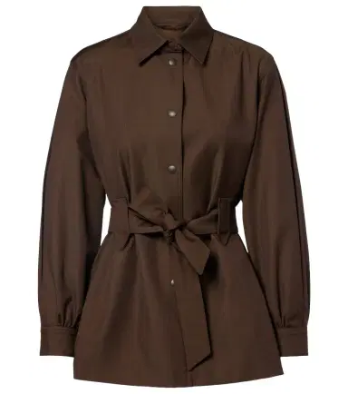 Max Mara Belted virgin wool blazer | Thumbnail 1 Max Mara Belted virgin wool blazer | Thumbnail 1