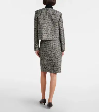 Max Mara Fumetto tweed midi skirt | Thumbnail 4 Max Mara Fumetto tweed midi skirt | Thumbnail 4