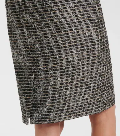 Max Mara Fumetto tweed midi skirt | Thumbnail 5 Max Mara Fumetto tweed midi skirt | Thumbnail 5